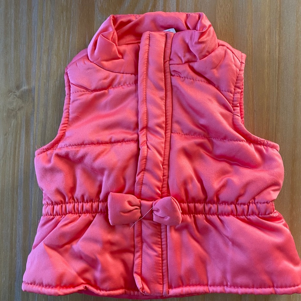 💛 5/$25 Wonderkids Pink 12M Puffer Vest